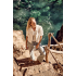 Tramontana Denim Jacket Lurex Off White